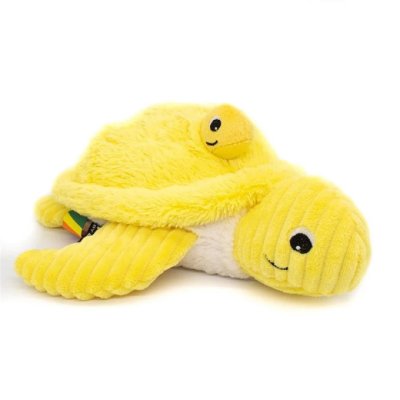 Peluche les ptipotos maman et bébé tortue jaune