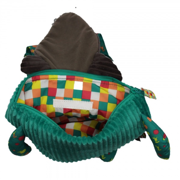 Sac à dos velours kiprokos le zèbre Les deglingos