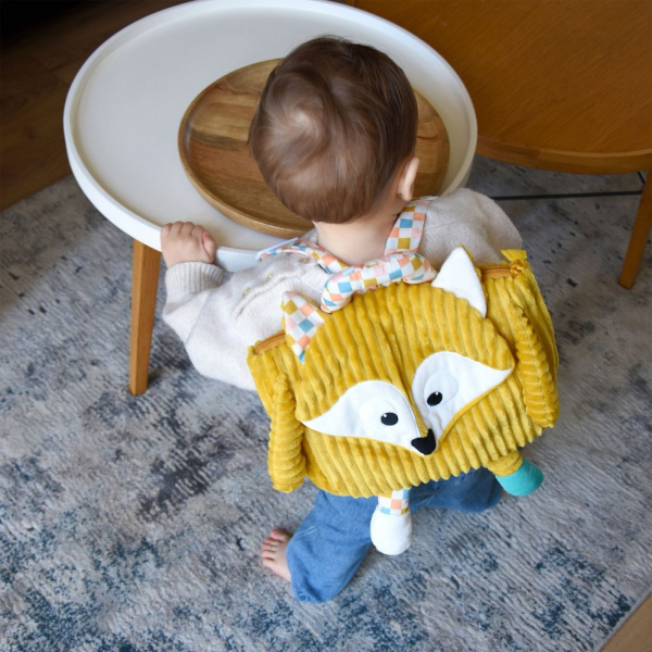 Sac à dos velours kiprokos le zèbre Les deglingos