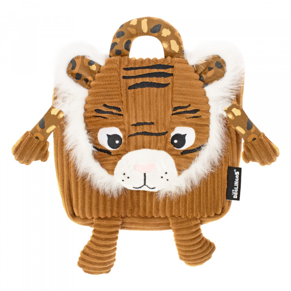 Sac à dos velours spéculos le tigre Les deglingos