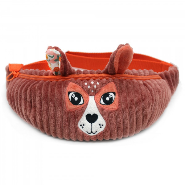 Sac banane enfant velours mélimélos la biche Les deglingos