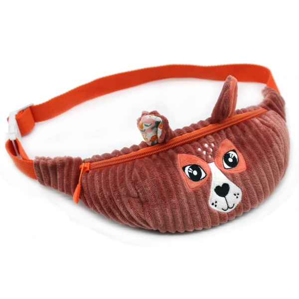 Sac banane enfant velours mélimélos la biche Les deglingos