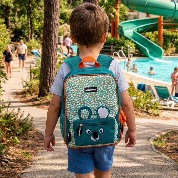 Sac à dos enfant 2 en 1 avec banane berlingos le koala Les deglingos
