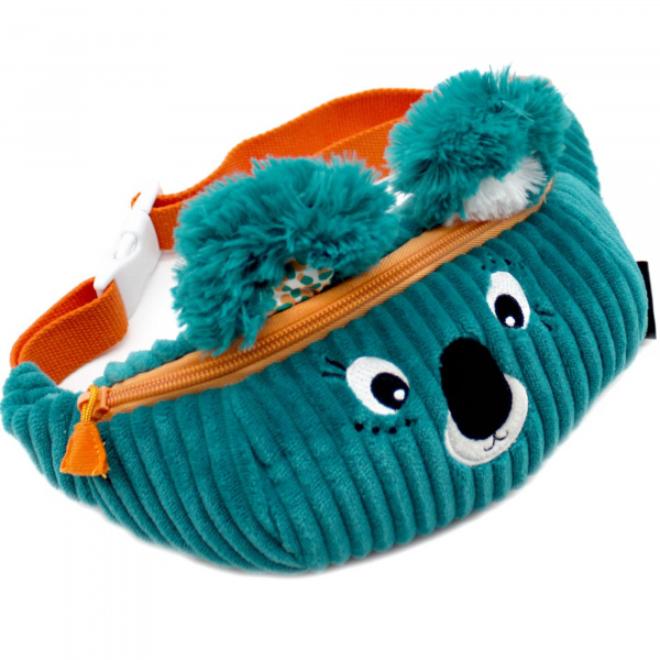 Sac banane enfant velours berlingos le koala Les deglingos