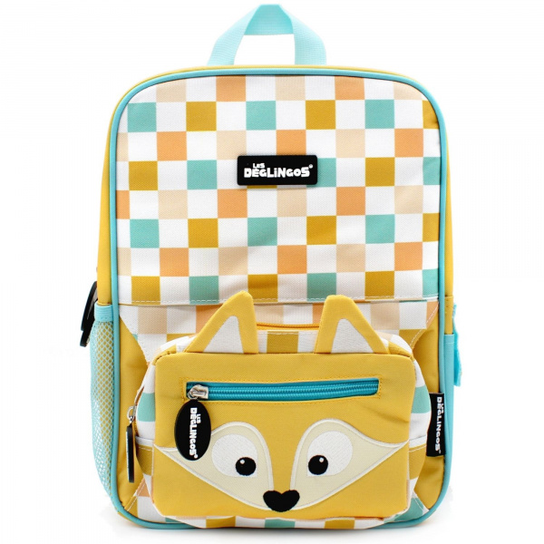 Sac à dos enfant 2 en 1 avec banane cyranos le renard Les deglingos