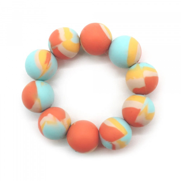 Anneau de dentition silicone et bois chillos le paresseux Les deglingos