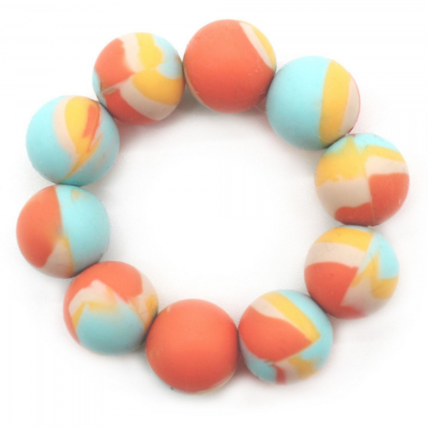 Anneau de dentition silicone et bois cyranos le renard Les deglingos