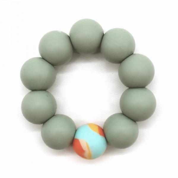 Doudou baby avec anneau de dentition chillos le paresseux Les deglingos