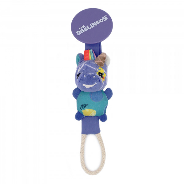 Attache sucette kiprokos le zèbre Les deglingos