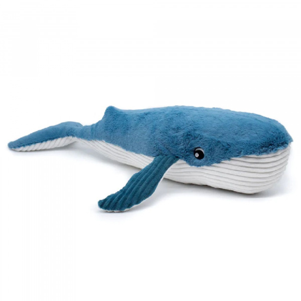 Peluche géante les ptipotos baleine et son bébé gravillou bleu Les deglingos