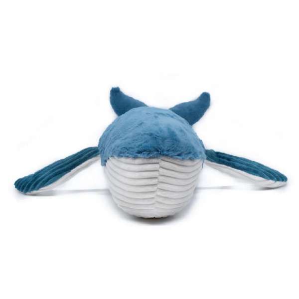 Peluche géante les ptipotos baleine et son bébé gravillou bleu Les deglingos