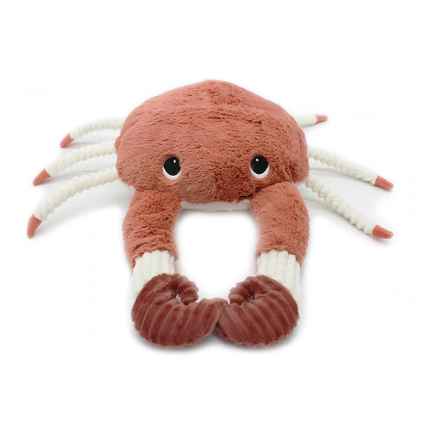 Peluche géante les ptipotos crabe et son bébé cassecou terracotta Les deglingos