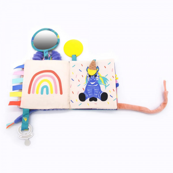 Livre d'éveil kiprokos le zèbre Les deglingos