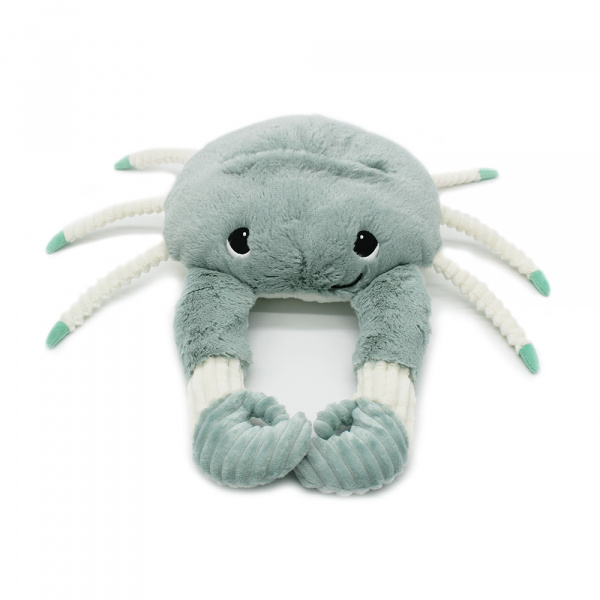 Peluche géante les ptipotos crabe et son bébé cassecou menthe Les deglingos