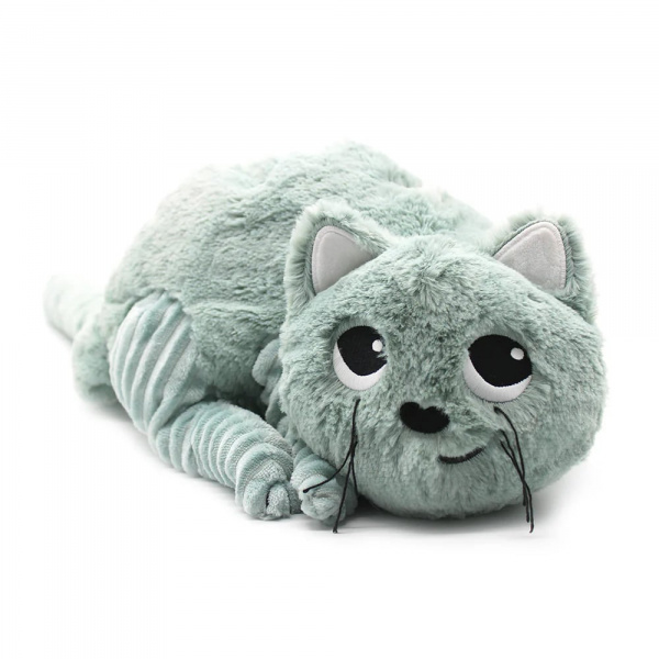 Peluche les ptipotos chat et son bébé gris Les deglingos