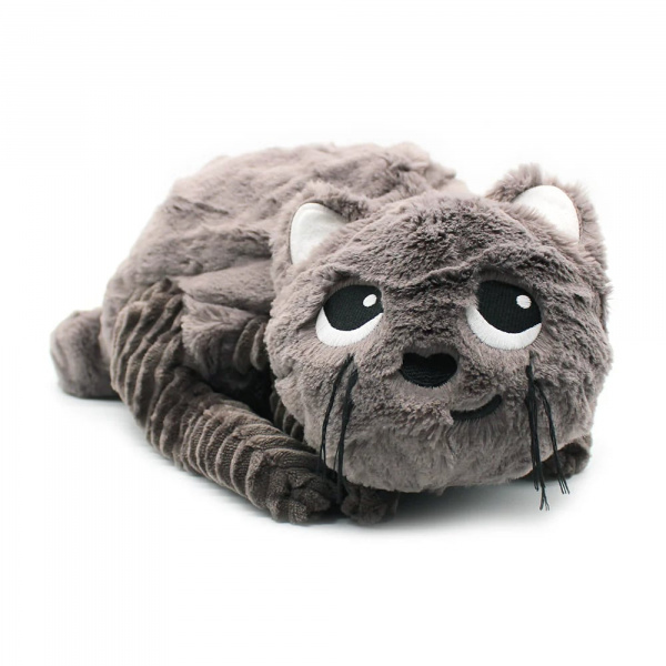 Peluche les ptipotos chat et son bébé gris Les deglingos