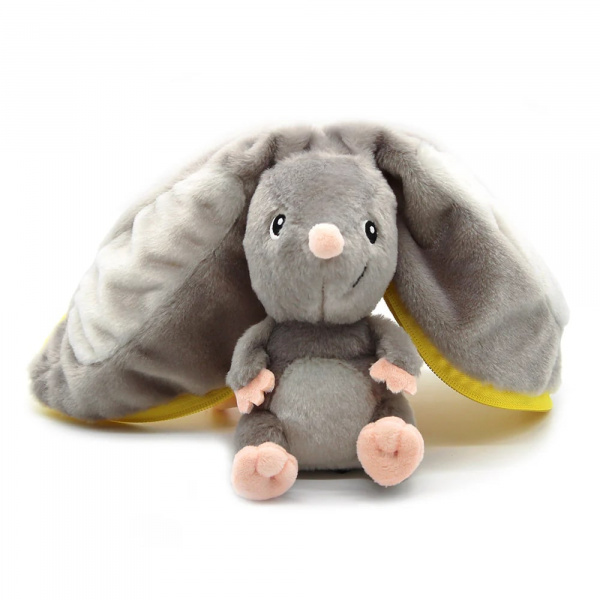 Peluche réversible flipetz souris et citron Les deglingos