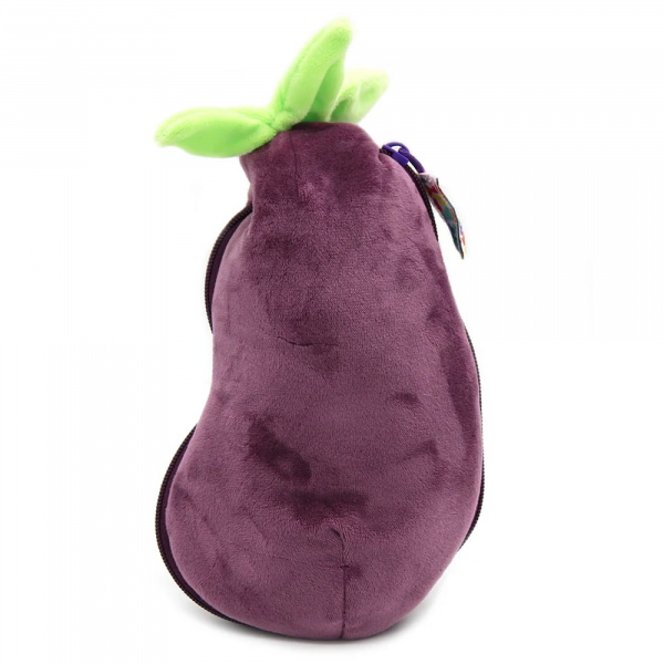 Peluche réversible flipetz éléphant et aubergine Les deglingos