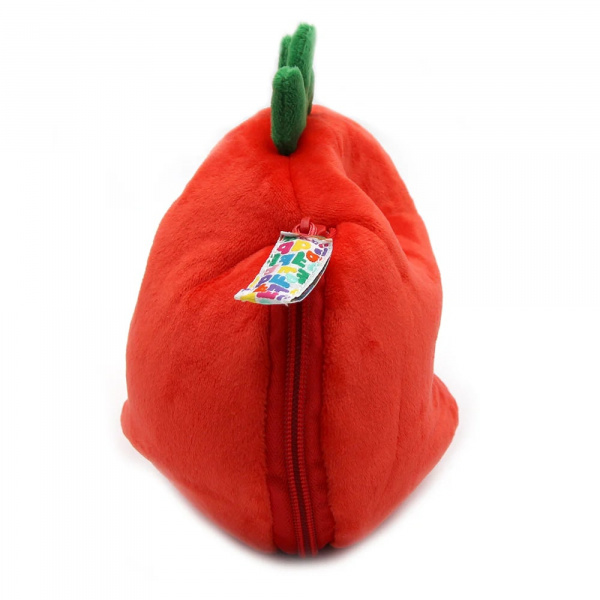 Peluche réversible flipetz coccinelle et tomate Les deglingos