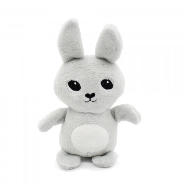 Peluche les ptipotos lapin et son bébé gris Les deglingos