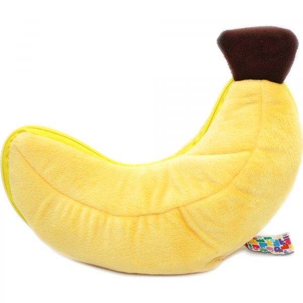 Peluche réversible flipetz papillon et banane Les deglingos