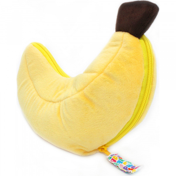 Peluche réversible flipetz papillon et banane Les deglingos