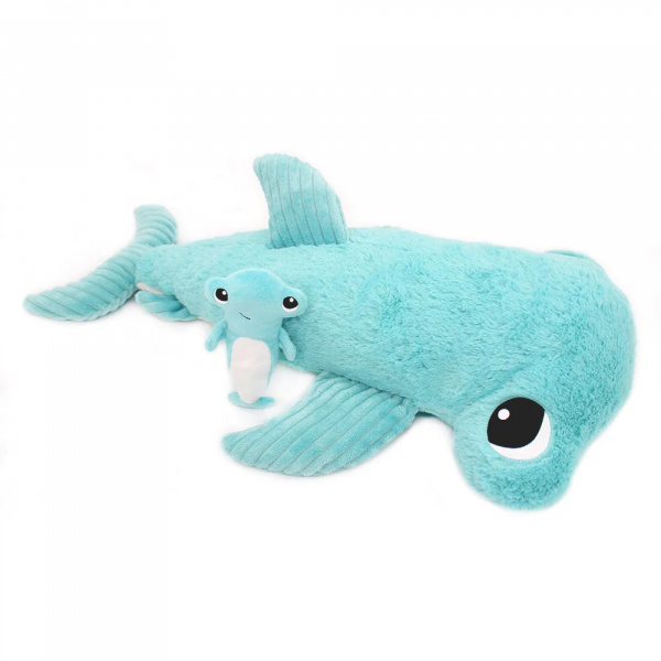 Peluche les ptipotos requin et son bébé aqua Les deglingos