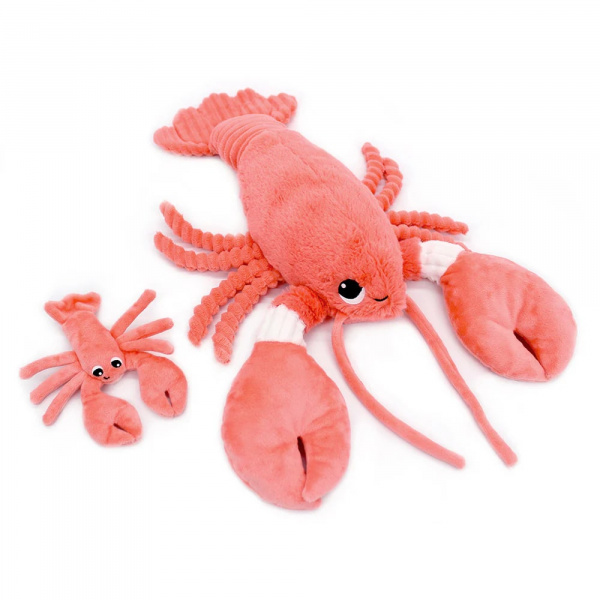 Peluche les ptipotos homard et son bébé corail Les deglingos