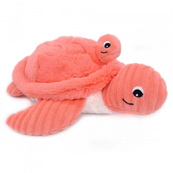 Peluche les ptipotos maman et bébé tortue corail Les deglingos