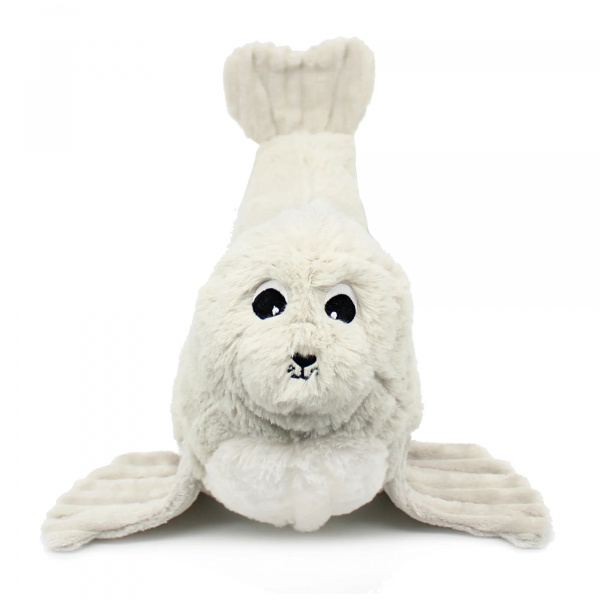 Peluche les ptipotos otarie maman et bébé gris clair Les deglingos