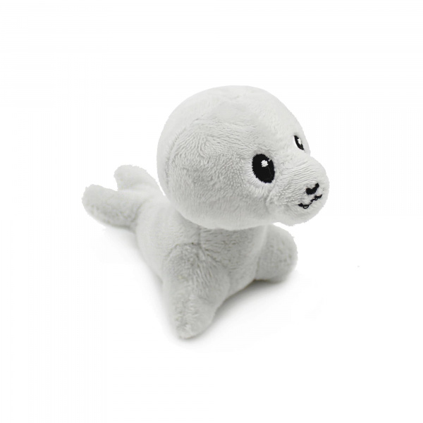 Peluche les ptipotos otarie maman et bébé gris clair Les deglingos