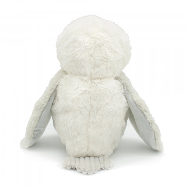 Peluche les ptipotos chouette maman et bébé gris clair Les deglingos