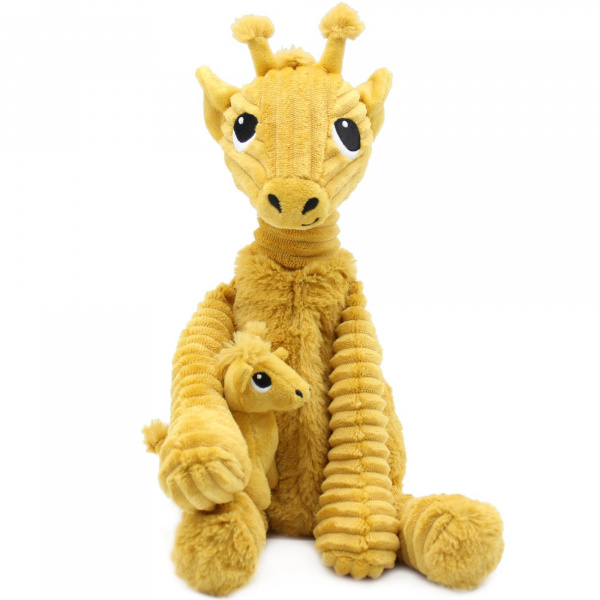 Peluche les ptipotos la girafe loncou maman et bébé Les deglingos