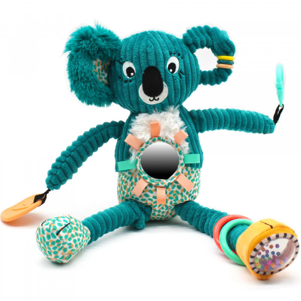 Peluche d'activités nomade berlingos le koala Les deglingos
