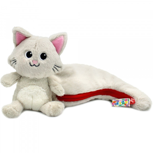Peluche réversible flipetz chat & piment Les deglingos