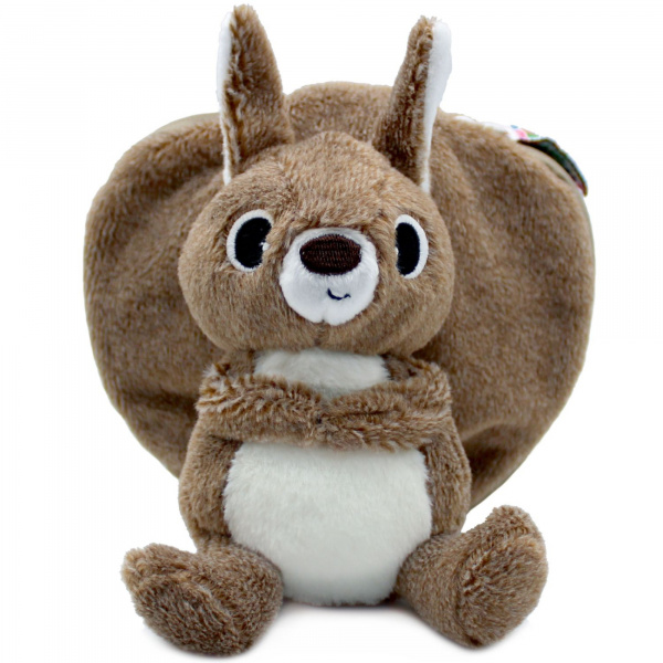 Peluche réversible flipetz écureuil & gland Les deglingos