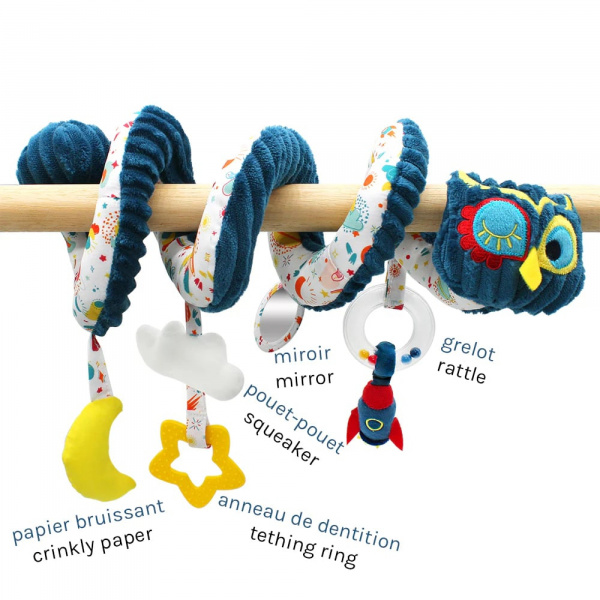 Spirale d'activités astros le hibou Les deglingos