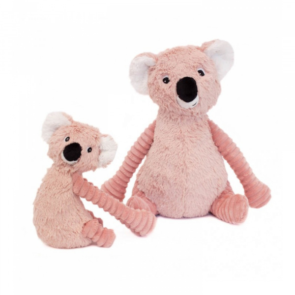 Peluche les ptipotos koala et son bébé trankilou rose Les deglingos