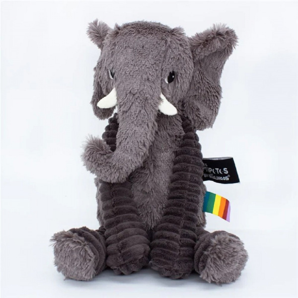 Peluche les ptipotos éléphant dimoitou gris Les deglingos