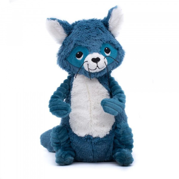 Peluche les ptipotos raton laveur netoitou bleu Les deglingos