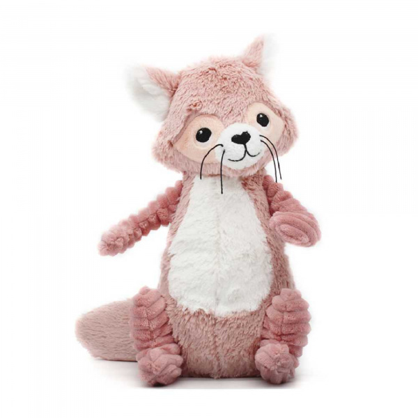 Peluche les ptipotos raton laveur netoitou rose Les deglingos