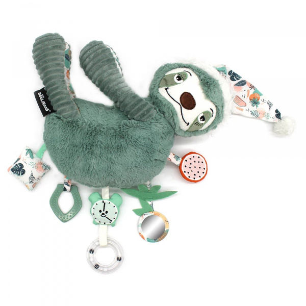 Peluche d'activités chillos le paresseux Les deglingos