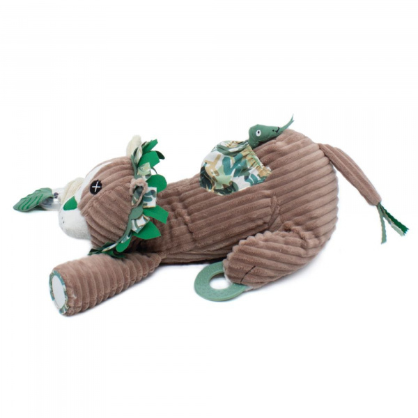 Peluche d'activités jelekros le lion Les deglingos