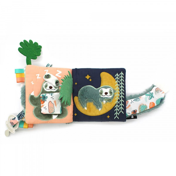 Livre d'éveil chillos le paresseux Les deglingos