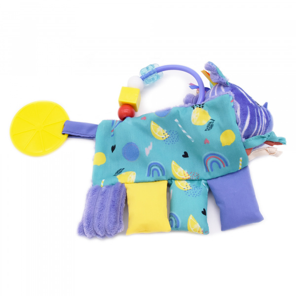 Hochet d'activités kiprokos le zèbre Les deglingos