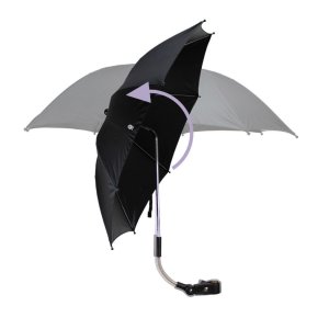 Ombrelle pour poussette noire Dooky