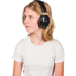 Casque anti-bruit enfant noir 36m+ Dooky