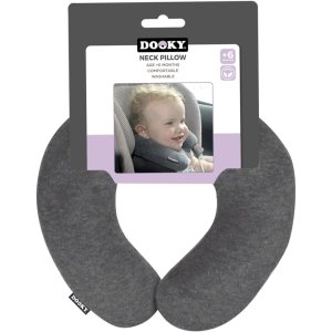 Coussin de voyage enfant gris Dooky