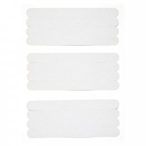 Lot de 12 bandes antidérapantes pour bain et douche Dooky