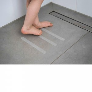 Lot de 12 bandes antidérapantes pour bain et douche Dooky